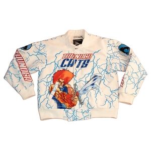 Thundercats Graphic White Bomber Jacket SIZE 3X